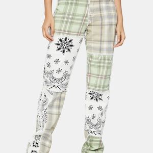 Jaded London Patchwork Pants